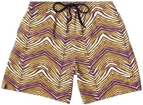 جذع السباحة في Zubaz NFL 5.5 بوصة ، معدات كرة قدم رسمية مرخصة ، ألواح جافة سريعة ، ملابس شاطئ البحر الصيفية in Saudi Arabia