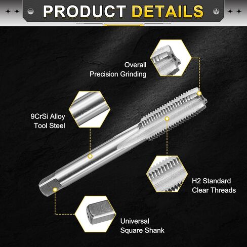 UXCELL HAND PLUP TAP M12 X 1.25 H2 METRIC THREAP SLUT TAPS TAPP in Kuwait