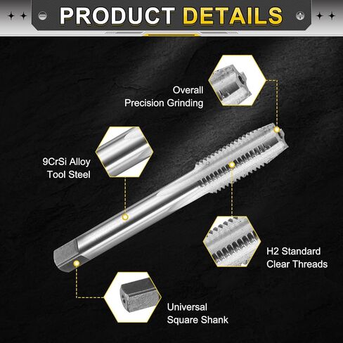 UXCELL HAND PLUP TAP M12 X 1.25 H2 METRIC THREAP SLUT TAPS TAPP in Saudi Arabia