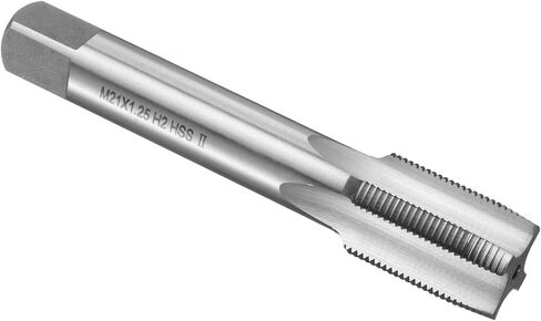 uxcell Hand Plug Tap M35 x 3.5 H2 Metric Thread Plug Style Taps Straight Flute Screw Tapping Threading Tool High Speed Steel HSS6542 in Saudi Arabia