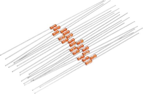 UXCELL 20PCS 50K OHM NTC Thermistors المقاومات ، MF58 3950B أجهزة استشعار درجة حرارة الثرمستور 5 ٪ in Saudi Arabia
