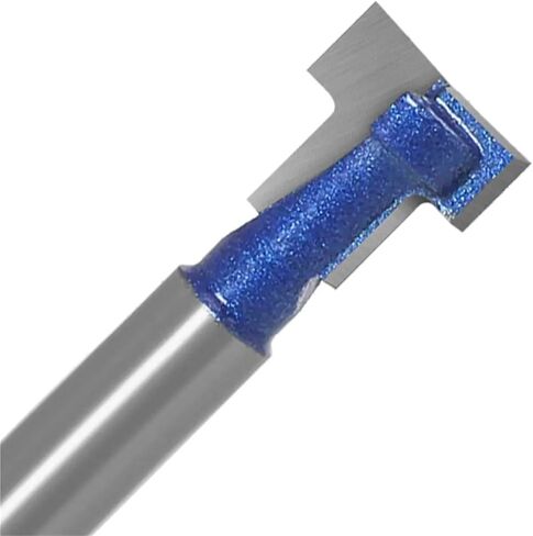 6 مم 1/4inch شانك T-slot Cutter Bit Bit Bit Bit Bits Hex Bolt T Clotting Milling Cutter لأداة النجارة الخشبية (6.35x15.9) in Kuwait