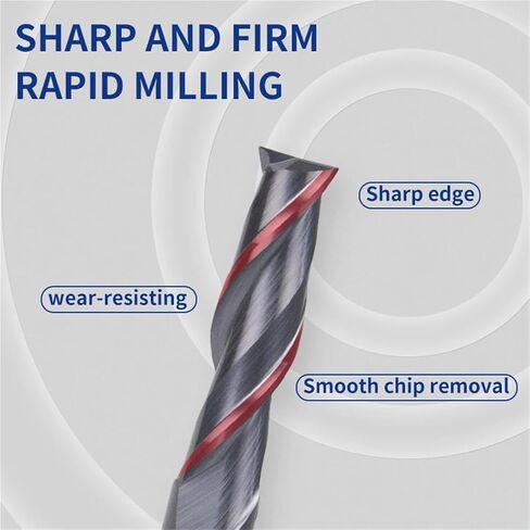 قاطع الطحن HRC50 2 Flute 1mm 3mm 6mm 8mm 12mm 20mm alloy carbide Milling Tungsten Steel Milling Mill Mill (2F D6xd6x50l) in Saudi Arabia