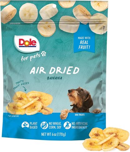 Dole for Pets Air Dried Sweet Potato Dog Treats, 6oz |Made with Real Sweet Potato, Single Ingredient, Limited Ingredient Dog Treats, No Wheat, Corn, Soy, Artificial Flavors, Colors, or Preservatives in Saudi Arabia
