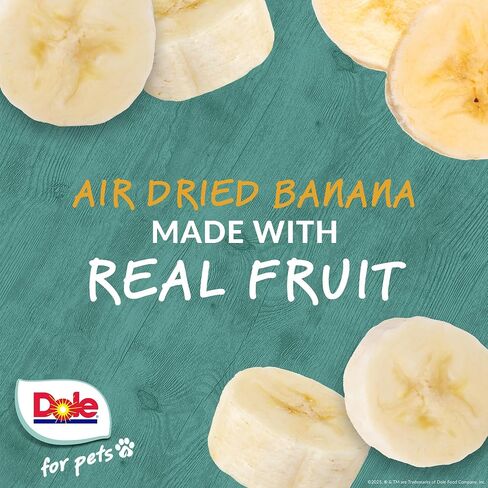 Dole for Pets Air Dried Sweet Potato Dog Treats, 6oz |Made with Real Sweet Potato, Single Ingredient, Limited Ingredient Dog Treats, No Wheat, Corn, Soy, Artificial Flavors, Colors, or Preservatives in Saudi Arabia