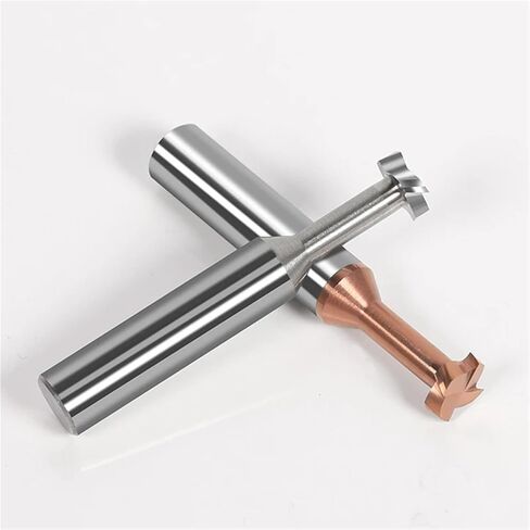 Carbide T-Type milling Cutter Tungsten Steel Coated Slot Cutter Integral T Type endmills for Metal(for Aluminum,D3.0x3.5Hx1.5x4x50) in Saudi Arabia