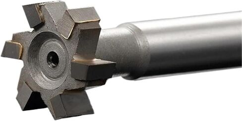 Carbide T Slot Slot Milling Cutter Tungsten Tungsten End Mill Cutter Router بتات للمعادن القطر القطر 12-60 مم (8 مم ، 25D 12D 100L 6T) in Saudi Arabia