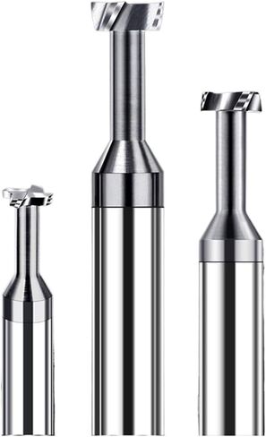 T Slot Milling Cutter Tungsten Steel Alloy Tools Metal Machining 2mm 3mm 4mm 5mm 6mm 8mm T Type End Mills(8X2.3XD8X50L) in Saudi Arabia