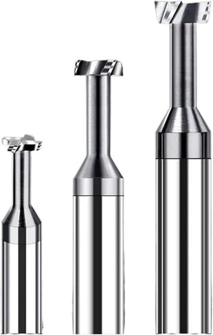 T Slot Milling Cutter Tungsten Steel Alloy Tools Metal Machining 2mm 3mm 4mm 5mm 6mm 8mm T Type End Mills(8X2.3XD8X50L) in Saudi Arabia