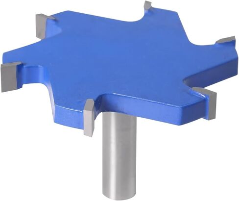 1pc 1/2 "Shank 12mm Shank 6 Edge T Type Cutting Cutter Woodwork Tool Bits for Wood Grade Grade Milling Cutter (12Shankx65mmx8mm) in Saudi Arabia