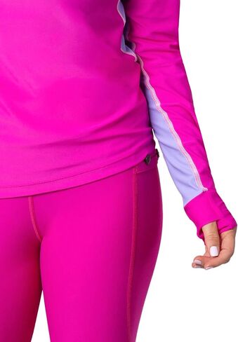 Tuga Women's Snorkel Hooded Rashguard, UPF 50+ Swim Shirt, USA Made in Saudi Arabia
