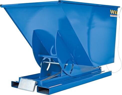 Vestil D-100-LD Steel Light Duty Dumping Hopper 1 Cubic Yard 2000 LB. السعة الأزرق in Saudi Arabia