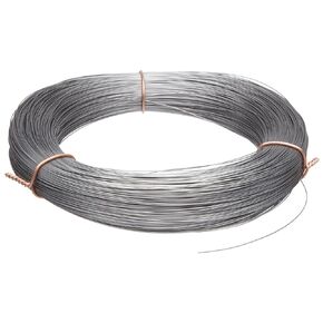 High Carbon Steel Wire, Mill Finish #2B (Smooth) Finish, Grade #2B Smooth, Full Hard Temper, Meets ASTM A228 Specifications, 0.063" Diameter, 95' Length, Precision in Saudi Arabia
