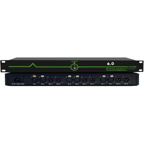 Professional Feedback Suppressor, 6-in 6-Out Microphone Anti-Howling Feedback Frequency Shifter, Microphone Stage Ktv Effector, for Performance Stage Conference in Kuwait