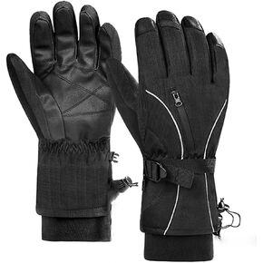 Winter Ski Gloves Waterproof Thermal Windproof Warm Snowmobile Snow Ski Accessories Men Touch Screen in Kuwait