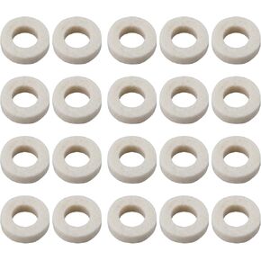 100Pcs Soft Felt Washers 16.6x9x5mm Suitable for Electronic Appliances Machinery Automobiles Home Diy in Saudi Arabia