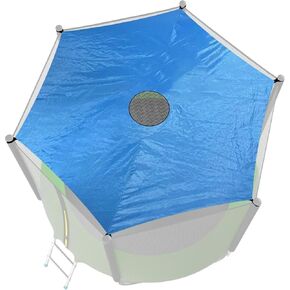 Trampoline Sun Shade Cover, 6ft/8ft/10ft/12ft/14ft/16ft Sun Protection Trampoline Canopy, Water Proof Trampolines Sunshade Tops Cover, UV-resistant, Suitable for Round Trampolines, Backyard Playground in Saudi Arabia