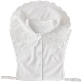 LoudSung Fake Collar Doll Half Shirt Blouse Big False Collar for Women Girls in Kuwait