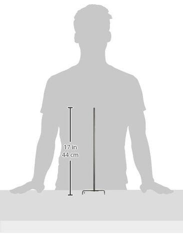 United Scientific™ Lab Stand - Chemistry Lab Equipment - Base: 6" x 4", Assembled Rod: 18" L x 8mm Dia - Heavy Duty Corrosion Resistant Steel, Support Stand in Saudi Arabia