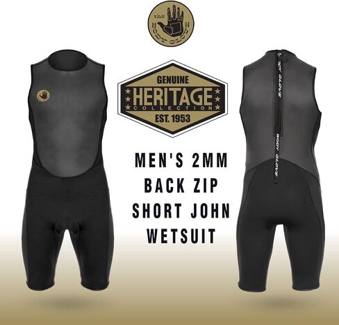Body Glove Men's Heritage 2mm Back-Zip Short John Wetsuit in Saudi Arabia