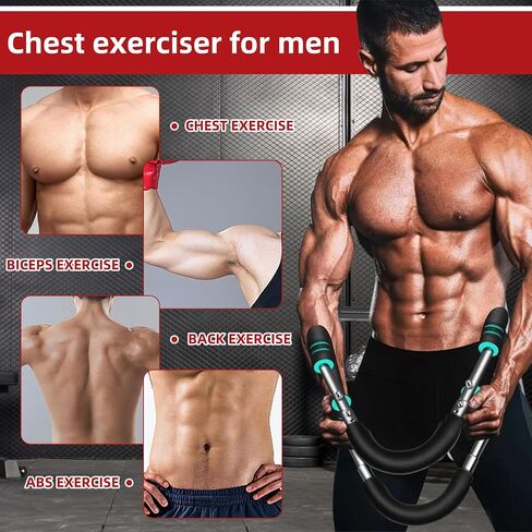 Twister Arm Trainer,60-110lb Adjustable Chest Exerciser for Men,Portable Detachable Arm and Chest Muscle Trainer for Men & Women,Arm Trainer for Men for Home & Gym in Saudi Arabia