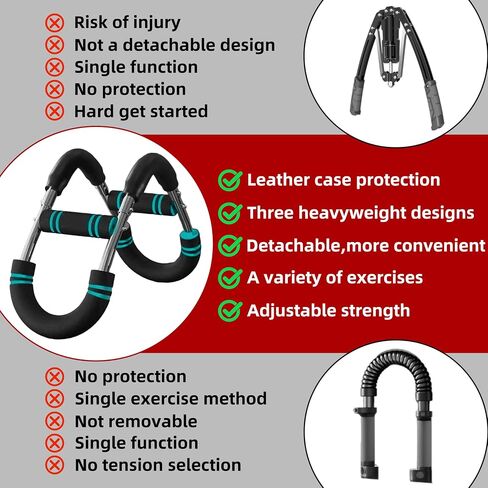 Twister Arm Trainer,60-110lb Adjustable Chest Exerciser for Men,Portable Detachable Arm and Chest Muscle Trainer for Men & Women,Arm Trainer for Men for Home & Gym in Saudi Arabia