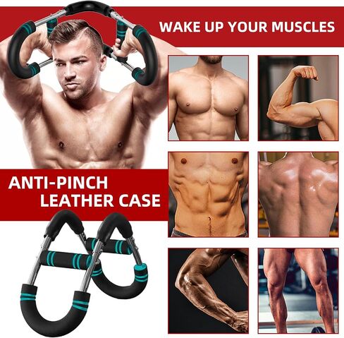 Twister Arm Trainer,60-110lb Adjustable Chest Exerciser for Men,Portable Detachable Arm and Chest Muscle Trainer for Men & Women,Arm Trainer for Men for Home & Gym in Saudi Arabia