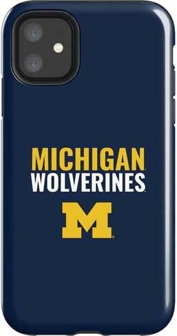 قضية هاتف Skinit Impact متوافقة مع iPhone 11 - جامعة ميشيغان المرخصة رسميًا شعار Michigan M Bold Design in Kuwait