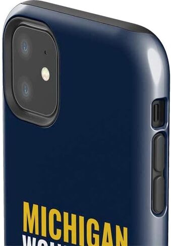 قضية هاتف Skinit Impact متوافقة مع iPhone 11 - جامعة ميشيغان المرخصة رسميًا شعار Michigan M Bold Design in Kuwait