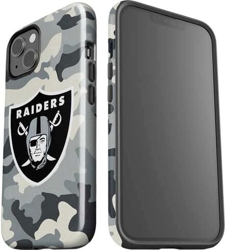 حالة هاتف Skinit Impact متوافقة مع iPhone 13 - NFL Las Vegas Raiders بالأبيض والرخص in Kuwait