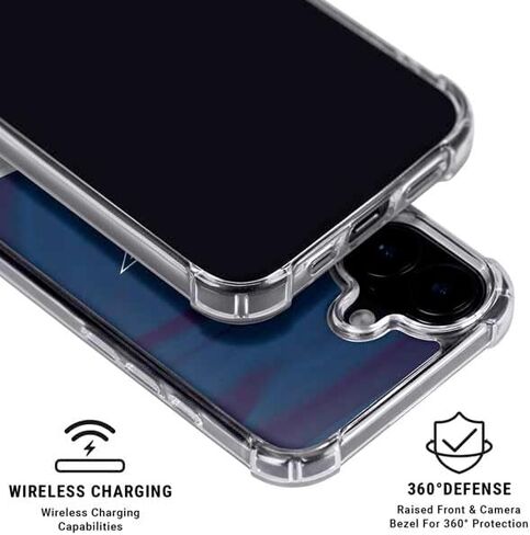 Skinit Clear Phone Case Compatible with iPhone 16 - Officially Licensed NFL Dallas Cowboys Design in Kuwait