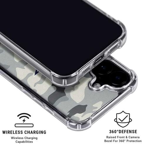 Skinit Clear Phone Case Compatible with iPhone 16 - Officially Licensed NFL Dallas Cowboys Design in Kuwait