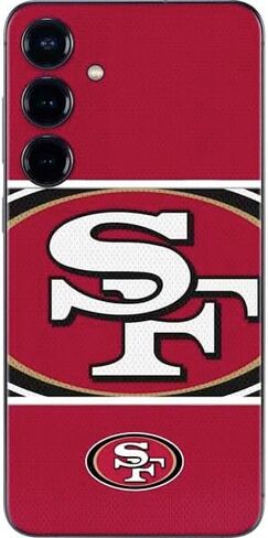 Skinit Decal Phone Skin Compatible with Galaxy S25 - Officially Licensed NFL San Francisco 49ers Tropical Print Design in Saudi Arabia