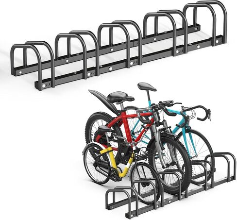 رف تخزين الدراجة Ultrawall للمرآب ، 3 دراجات حامل دراجة ، رف وقوف السيارات للدراجات للداخلية/الخارجية ، مناسبة 22-28 "عرض الإطارات العجل 2.1" in Kuwait