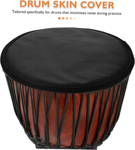 DJEMBE DRUM SNALLE SNOOD الغطاء الأوساخ مقاوم للطبل وقائي للممارسة الصامتة حماية رطبة التصميم الصديق للاستخدام ملاءمة in Kuwait