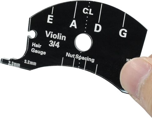 Piutouyar Black 4/4 Violin Bridges, Violin Bridge Fingerboard Repair Reference Tool Violins Making Template Tool Replacement Part in Saudi Arabia