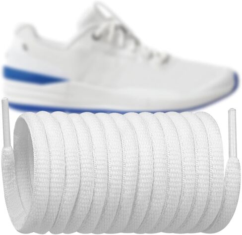 Shoelaces for ON THE ROGER Pro Tennis Sneakers, Oval Shoe Laces Strings Replacement for Running in Saudi Arabia