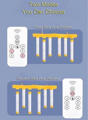 2025 Upgrade Reflex Challenge Game,Hand Eye Coordination Training Toy,Drop Stick Game,Reaction Training,Catching Sticks Game,Adjustable Speed Catching Game (Blue) in Kuwait