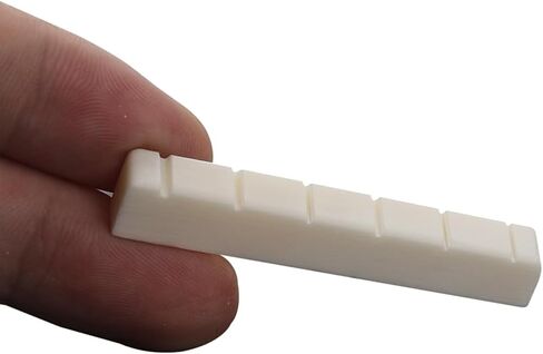 6 String Pre Slotted Left Hand Acoustic Guitar Bone Nut for folk Guitar Accessories 48mm*6mm*9mm in Kuwait