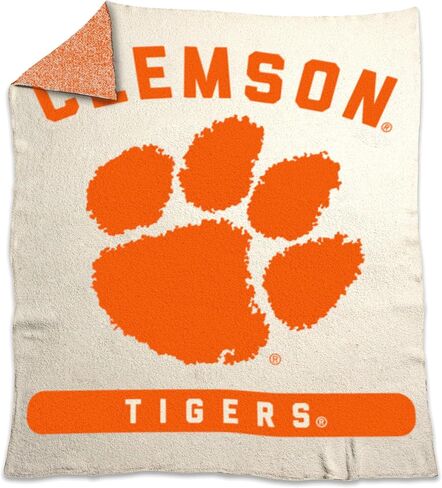 Logo Brands NCAA Luxe Dreams Blanket -Ultra-Soft & Cozy Plush Prime Fleece – 60" x 70" – Team Color Logo – Durable & Warm for Tailgating, Couch, or Game Day in Saudi Arabia
