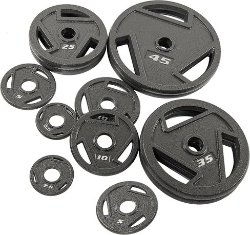Cast Iron 1-Inch Standard Weight Plate for Strength Training & Weightlifting, Multiple Weights Available in Saudi Arabia