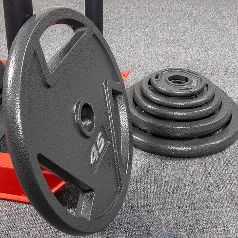 Cast Iron 1-Inch Standard Weight Plate for Strength Training & Weightlifting, Multiple Weights Available in Saudi Arabia