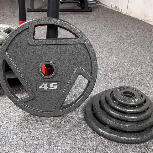 Cast Iron 1-Inch Standard Weight Plate for Strength Training & Weightlifting, Multiple Weights Available in Saudi Arabia