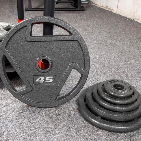 Cast Iron 1-Inch Standard Weight Plate for Strength Training & Weightlifting, Multiple Weights Available in Saudi Arabia