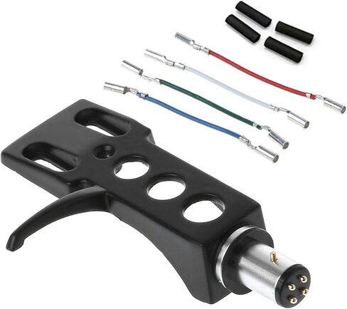 سجل Player Headshell Phongograph Durntable Resultable Headshell مع أسلاك 4pcs لمشغل التسجيل in Saudi Arabia