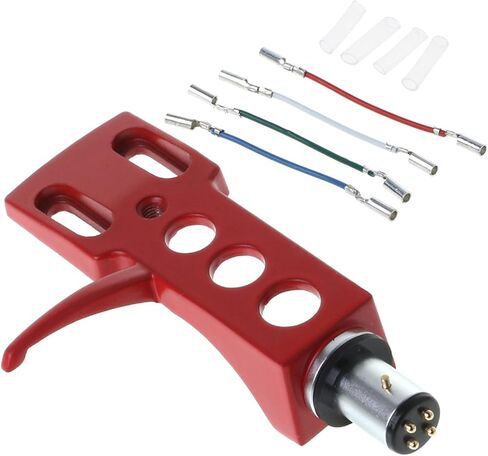 Record Player Headshell Phonograph Turntable Replacement Headshell with 4pcs Wires for Record Player in Saudi Arabia