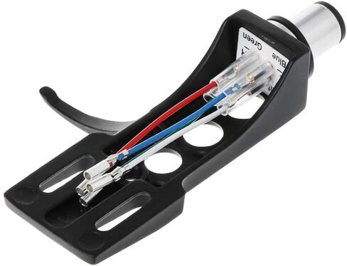 Record Player Headshell Phonograph Turntable Replacement Headshell with 4pcs Wires for Record Player in Saudi Arabia
