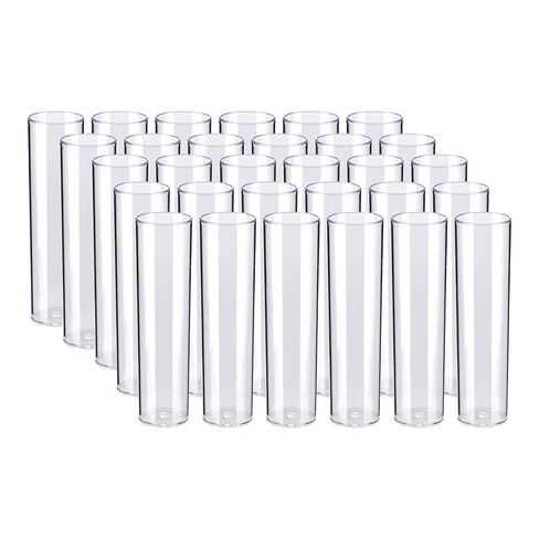 25pcs قوارير Biologix Drosophila ، 28.5 × 95 ملم قوارير عريضة لثقافة ذبابة الفاكهة ، قوارير صغيرة يمكن التخلص منها من البلاستيك للمراقبة - قوارير مختبر البوليسترين (PS) in Saudi Arabia