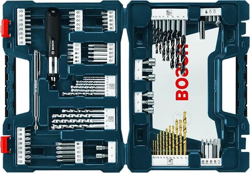 BOSCH MS4091C - 91-Piece Drilling & Driving Mixed Bit Set - Ideal for Applications in Wood, Metal, & Masonry in Saudi Arabia