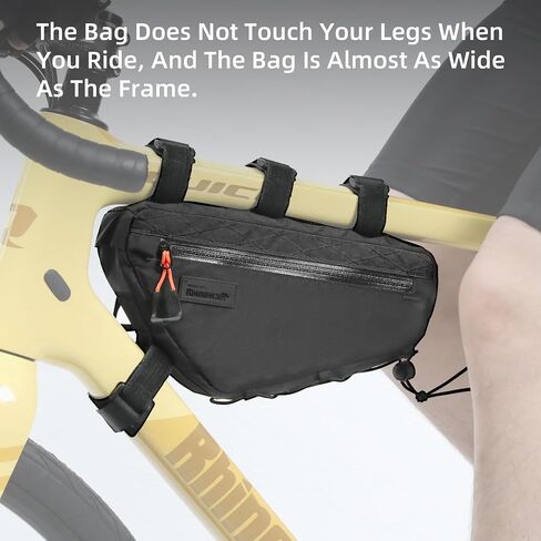 Rhinowalk Bicycle Front Frame Bag Waterproof Bicycle Bag 1.7L Cycling Accessories Nylon Pack Pouch for MTB Road Bike Cycling Commuting and Outdoor Adventures in Saudi Arabia